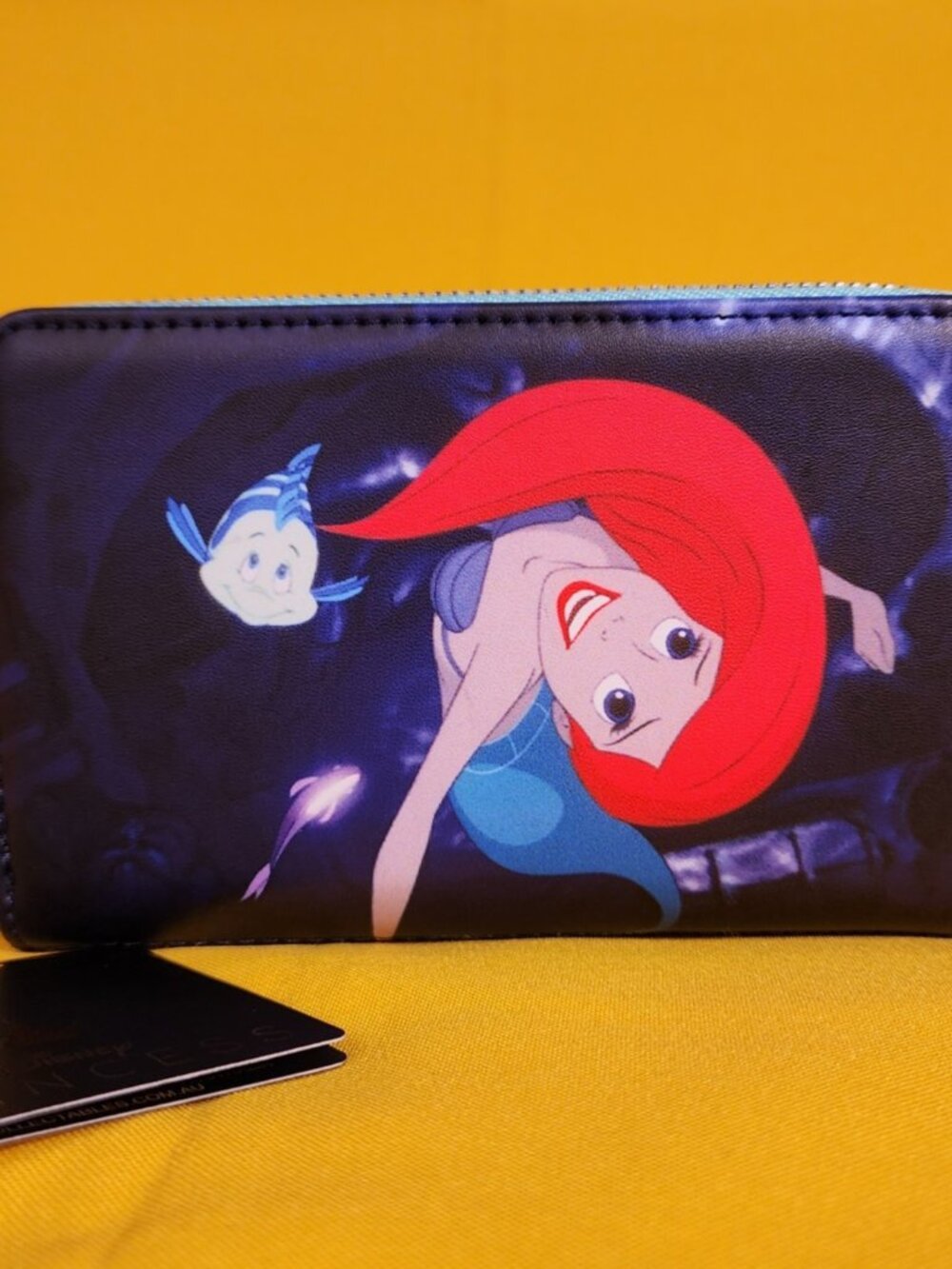 Loungefly Disney Ariel the Little Mermaid Princess Scene Zip Around Wallet NEW